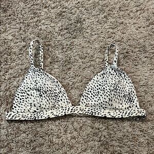 leopard print bikini top